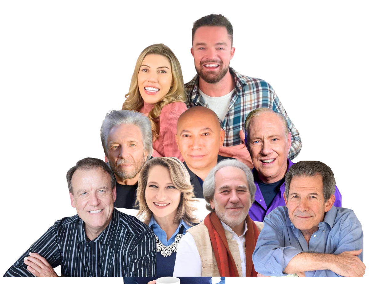 The 18 featured challenge speakers, together